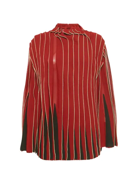 Bottega Veneta Pre-Owned panelled blouse Red 1252372
