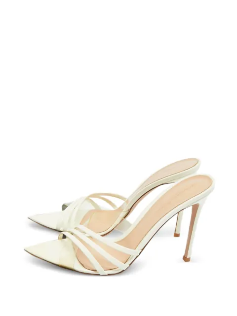 Gianvito Rossi patent-leather sandals White 1252653