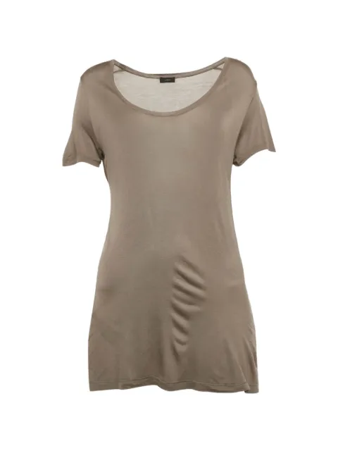 JOSEPH scoop-neck T-shirt Grey 1256071