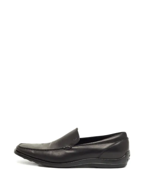 Tod's Vintage penny leather loafers Black 1237704