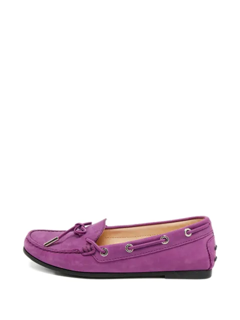 Tod's Vintage Gommino lace-up loafers Purple 1246569