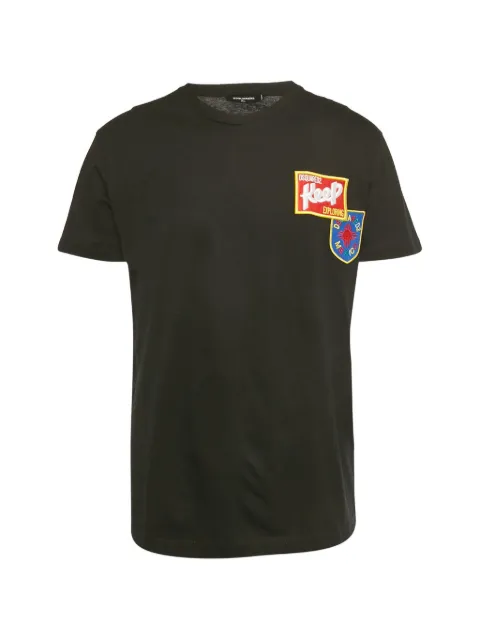 DSQUARED2 embroidered T-shirt Black 1244800