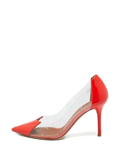 Malone Souliers transparent-panels pumps Red 1248859