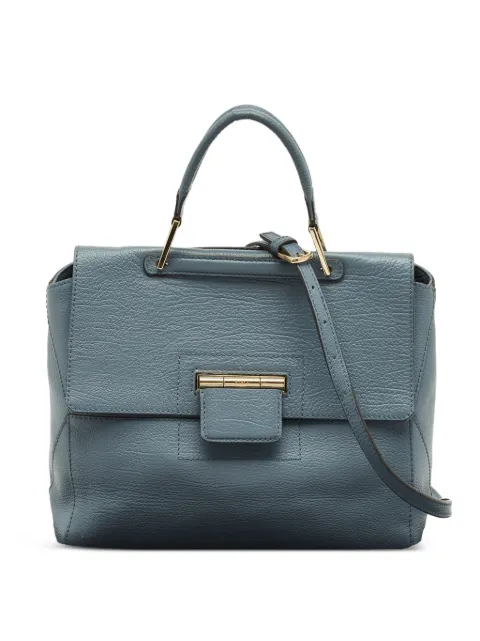 Furla leather top-handle satchel Blue 1245537