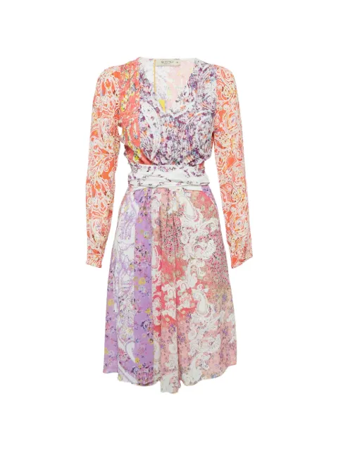Etro Pre-Owned crepe midi dress White 1252624