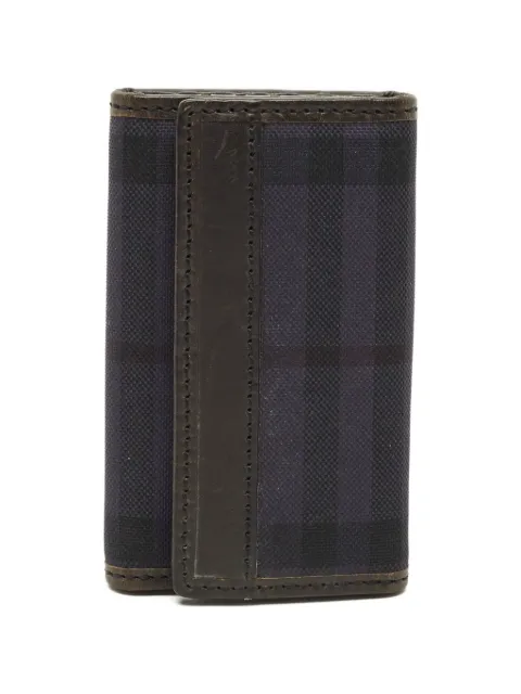 Burberry Pre-Owned logo-embossed key case holder Blue 1256268