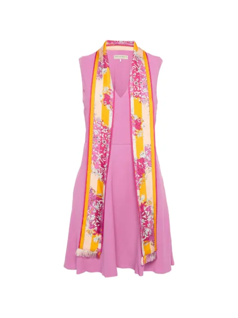 PUCCI Pre-Owned silk scarf-detail mini dress Pink 1248284