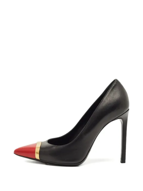 Saint Laurent Pre-Owned Janis leather pumps Black 1246607