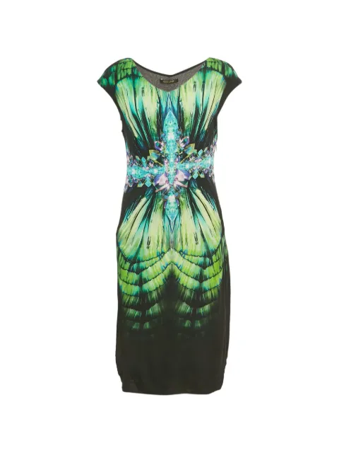 Roberto Cavalli Vintage cotton midi dress Black 1255812