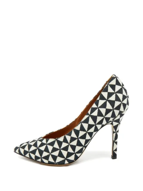 Isabel Marant Vintage geometric-pattern pumps White 1256618