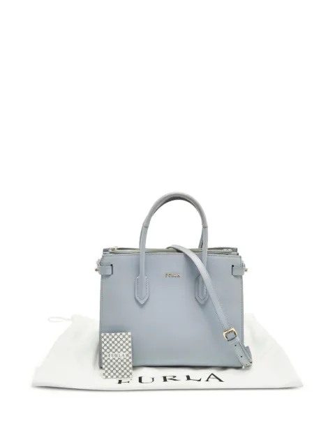Furla leather tote bag Blue 1241637