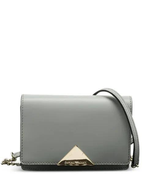 Emporio Armani Pre-Owned Astrid leather cross body bag Grey 1241597