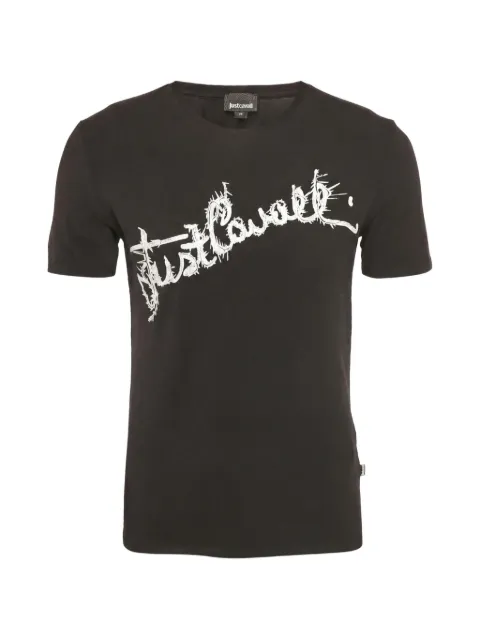 Just Cavalli Vintage logo-print T-shirt Black 1253580