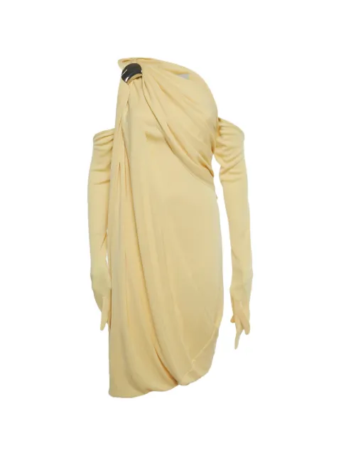 CHATS BY C.DAM Eileen asymmetric dress Neutrals 1244494