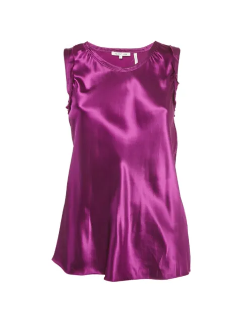 Helmut Lang Pre-Owned satin top Purple 1255388