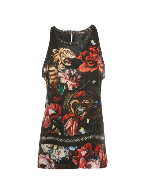 Roberto Cavalli Vintage floral-print top Black 1236256