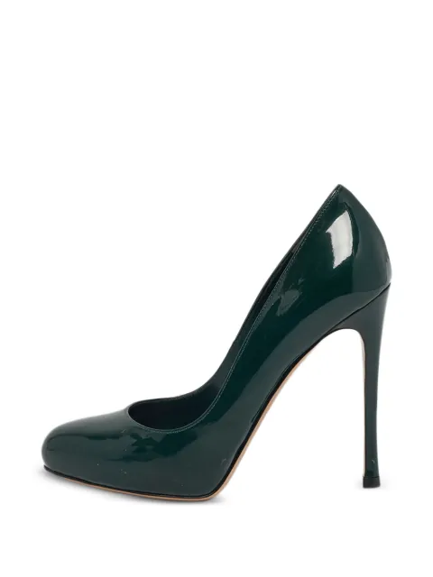 Gianvito Rossi platform leather pumps Green 1247650
