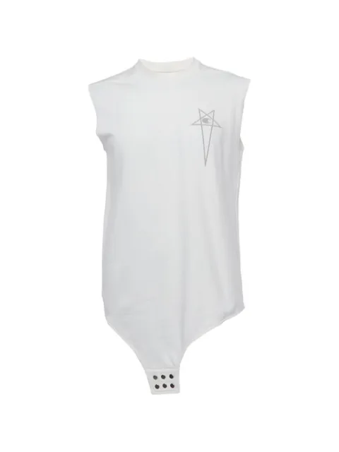Rick Owens Vintage x Champion star-logo tank bodysuit White 1251160