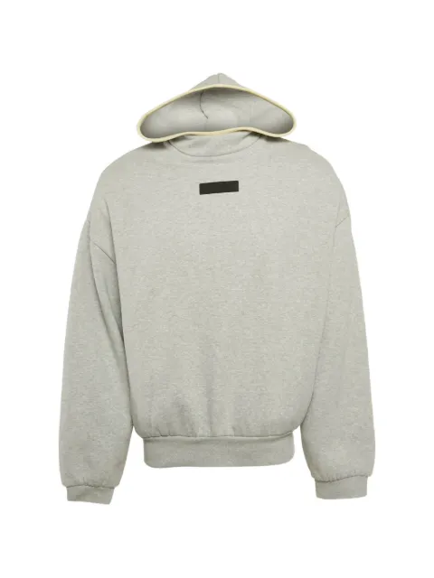 Fear Of God logo-patch hoodie Grey 1255000