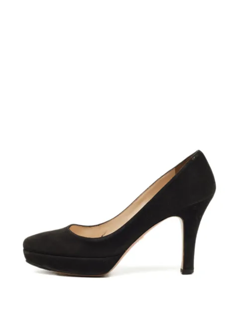 Prada Pre-Owned black heel pumps Black 1244842