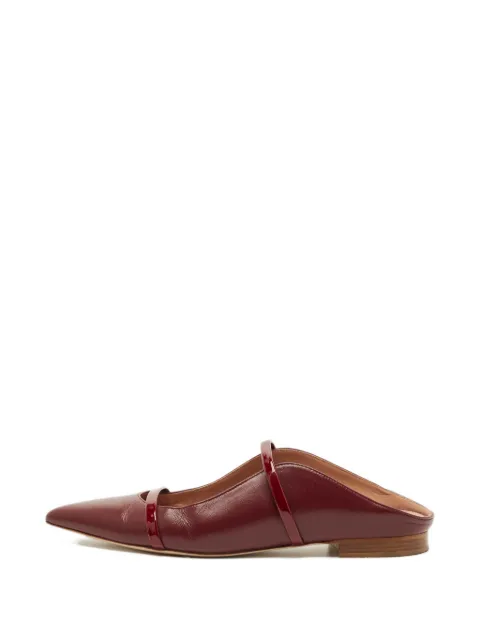 Malone Souliers Maureen pointed-toe mules Red 1248922
