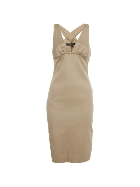 Gucci Pre-Owned cotton midi dress Neutrals 1240311