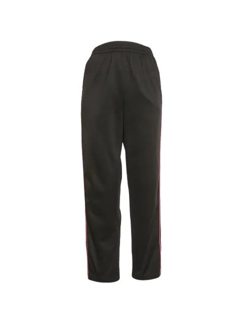 Balenciaga Pre-Owned logo-tape trousers Black 1242549