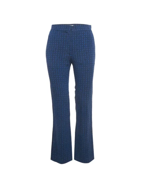 SANDRO jacquard patterned trousers Blue 1238869
