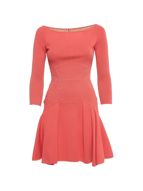 Elie Saab pleats mini dress Red 1242147