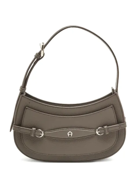 Aigner Kids mini Cavallo leather shoulder bag Grey 1250742