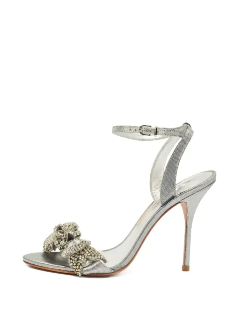Sophia Webster floral-detail sandals Silver 1241909