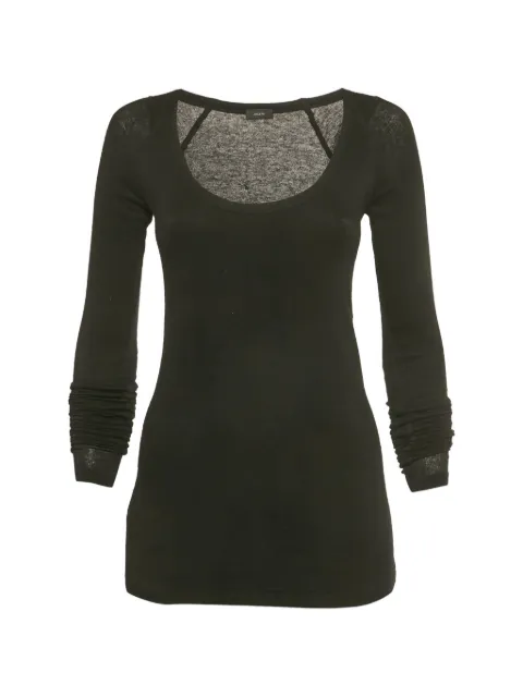 JOSEPH ruched-sleeve top Black 1255374