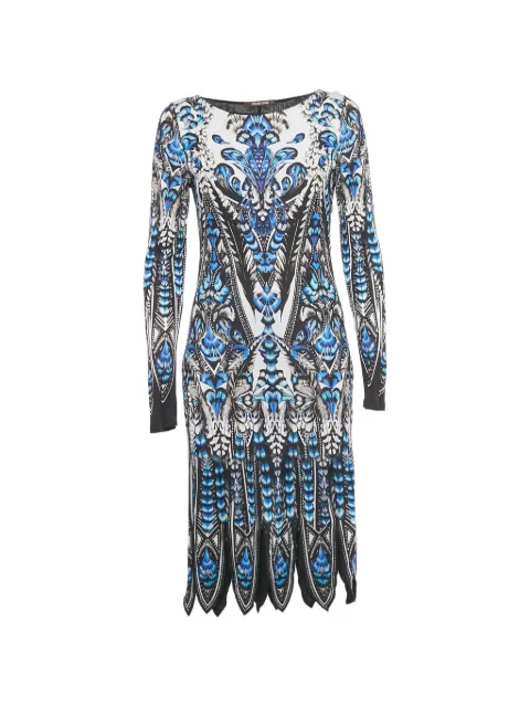Roberto Cavalli Vintage jersey printed midi dress Blue 1243070