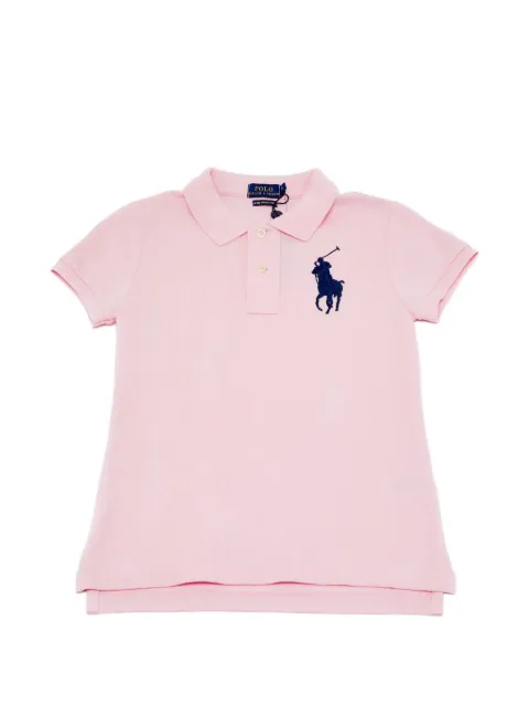 Polo Ralph Lauren Vintage The Skinny logo-embroidered polo top Pink 1239748
