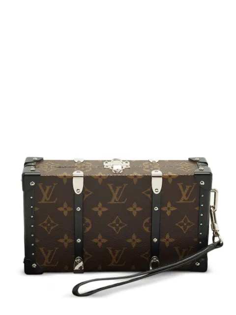 Louis Vuitton Pre-Owned Trunk Monogram Macassar clutch bag Brown 1250939