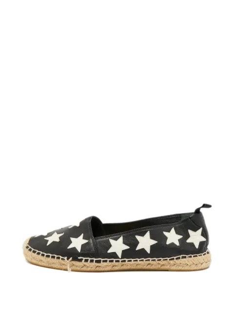 Saint Laurent Pre-Owned star-motif espadrilles Black 1246112
