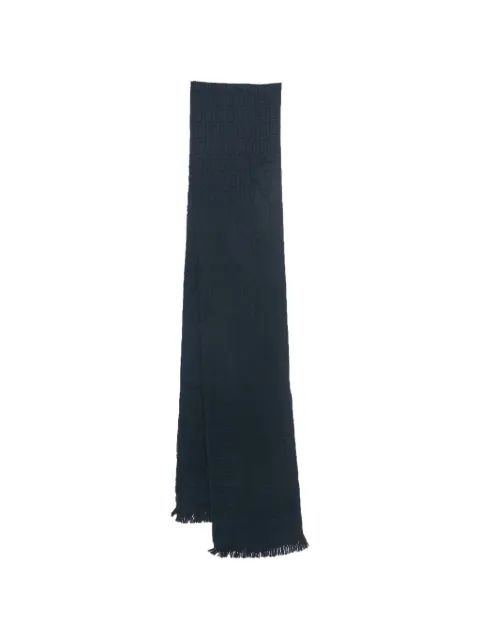 Versace Pre-Owned patterned scarf Blue 1246773
