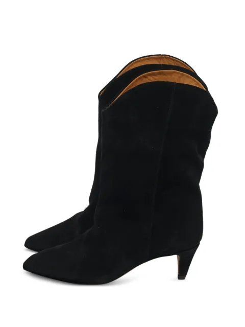 Isabel Marant Vintage Dernee suede boots Black 1244849