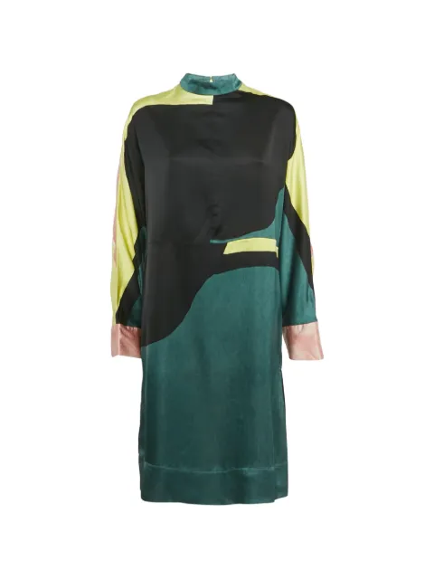 Marni Pre-Owned satin shift dress Black 1252329