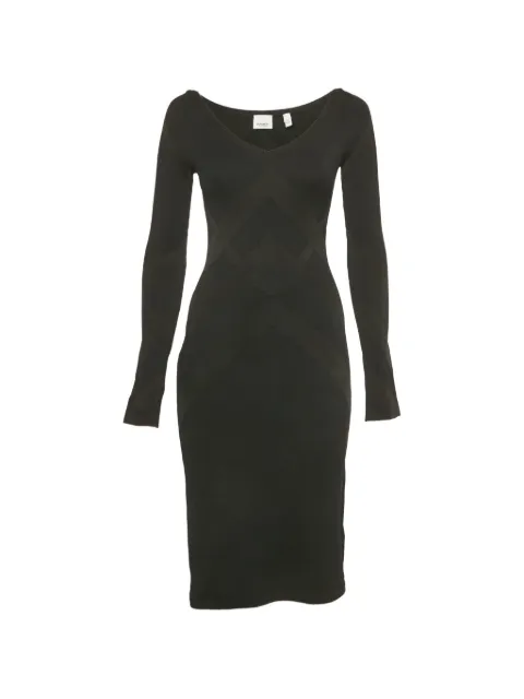 Burberry Pre-Owned flared midi dress Black 1243112