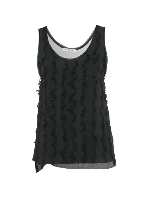 SANDRO frayed tank top Black 1249833