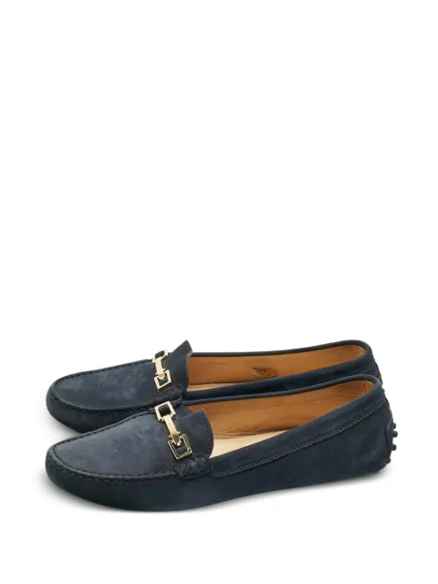 Tod's Vintage logo-detail loafers Blue 1241245