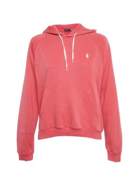 Polo Ralph Lauren Vintage logo-embroidered hoodie Pink 1235105