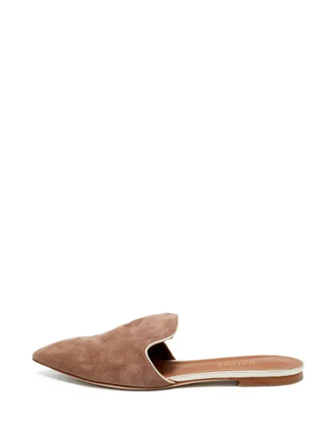 Malone Souliers suede mules sandals Brown 1244430