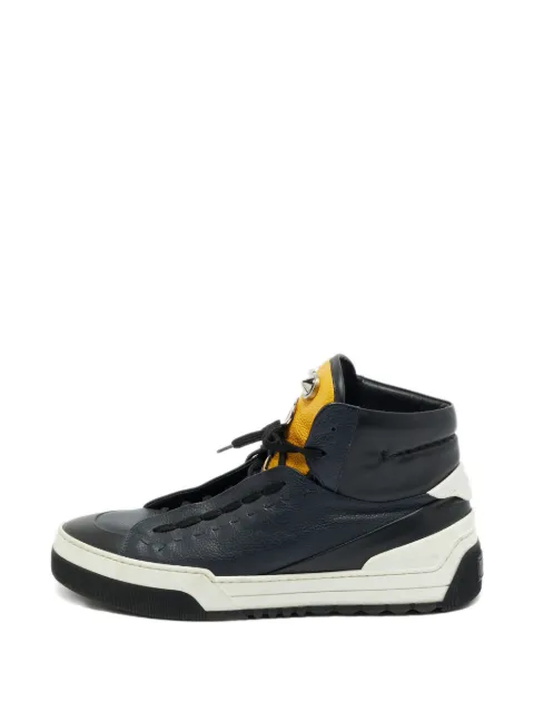 Fendi Pre-Owned leather sneakers Black 1248348