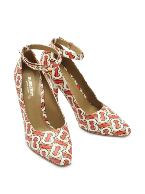 Burberry Pre-Owned Monogram pumps Neutrals 1248952