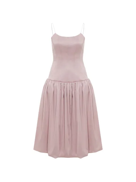 ONORI Aria satin corset midi dress Pink 1246625