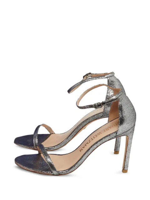 Stuart Weitzman leather ankle-strap sandals Grey 1249556