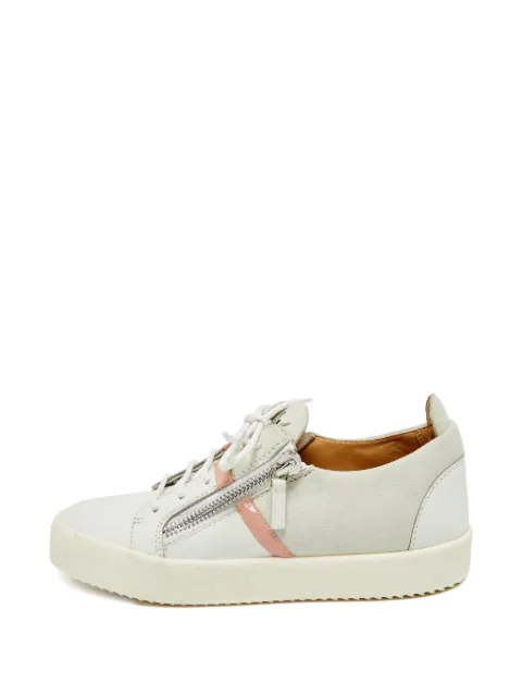 Giuseppe Zanotti Vintage Frankie leather lace-up sneakers White 1249876