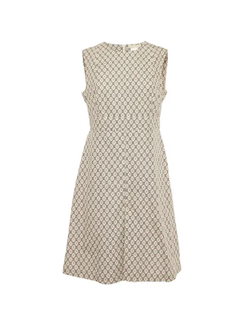 'S Max Mara cotton printed mini dress Neutrals 1239753